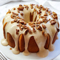 Sweet Potato Pound Cake w/Butter Rum Pecan Glaze