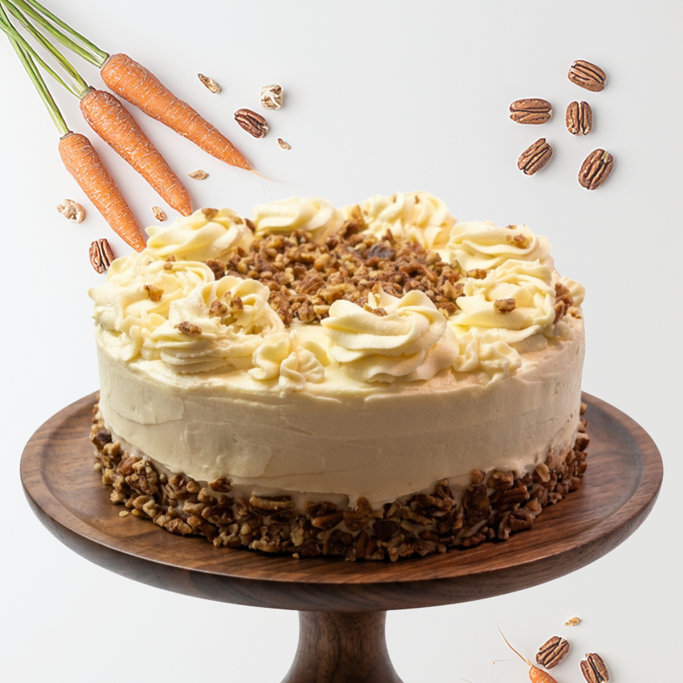 Carrot Cake w/ Pecans