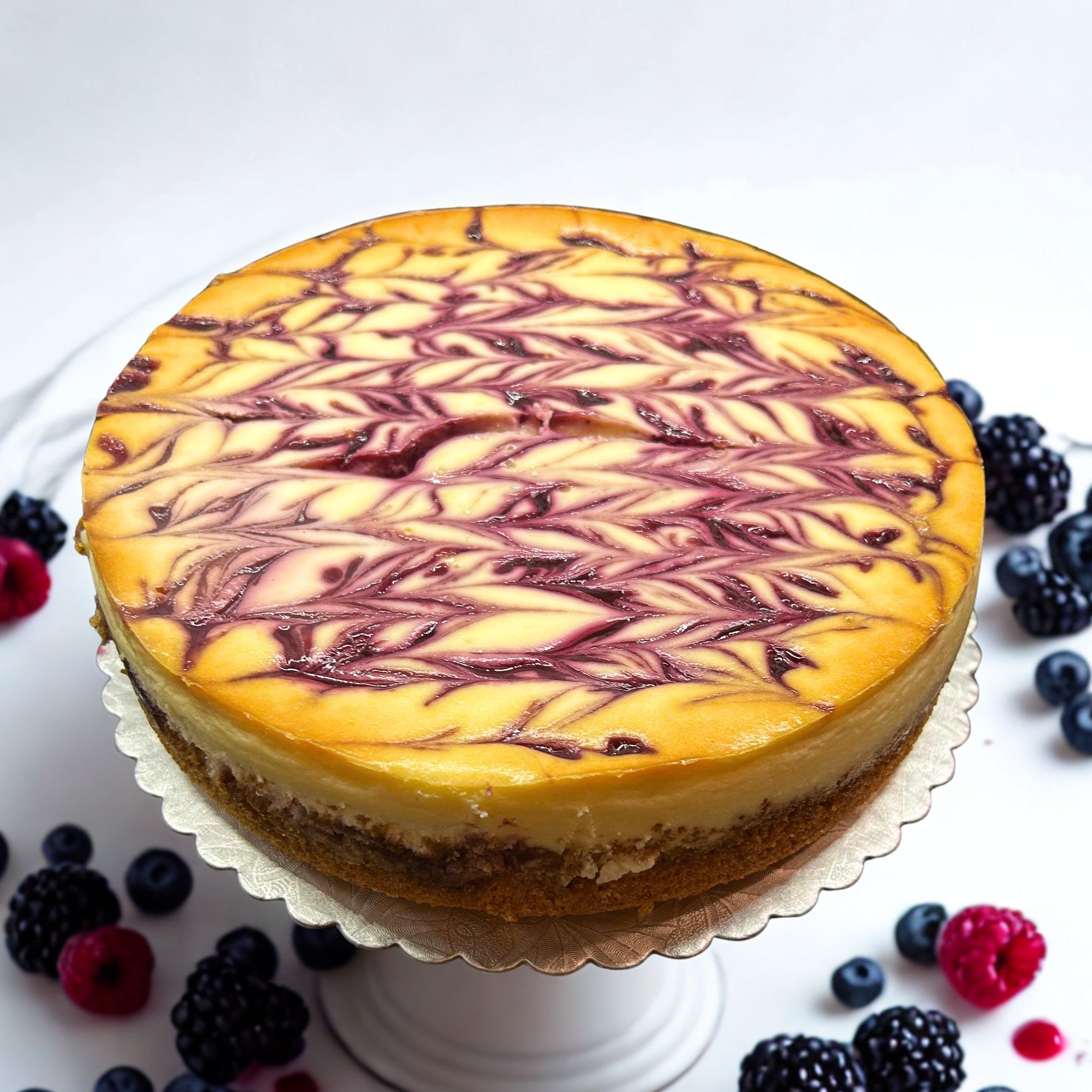 Wildberry Swirl Cheesecake