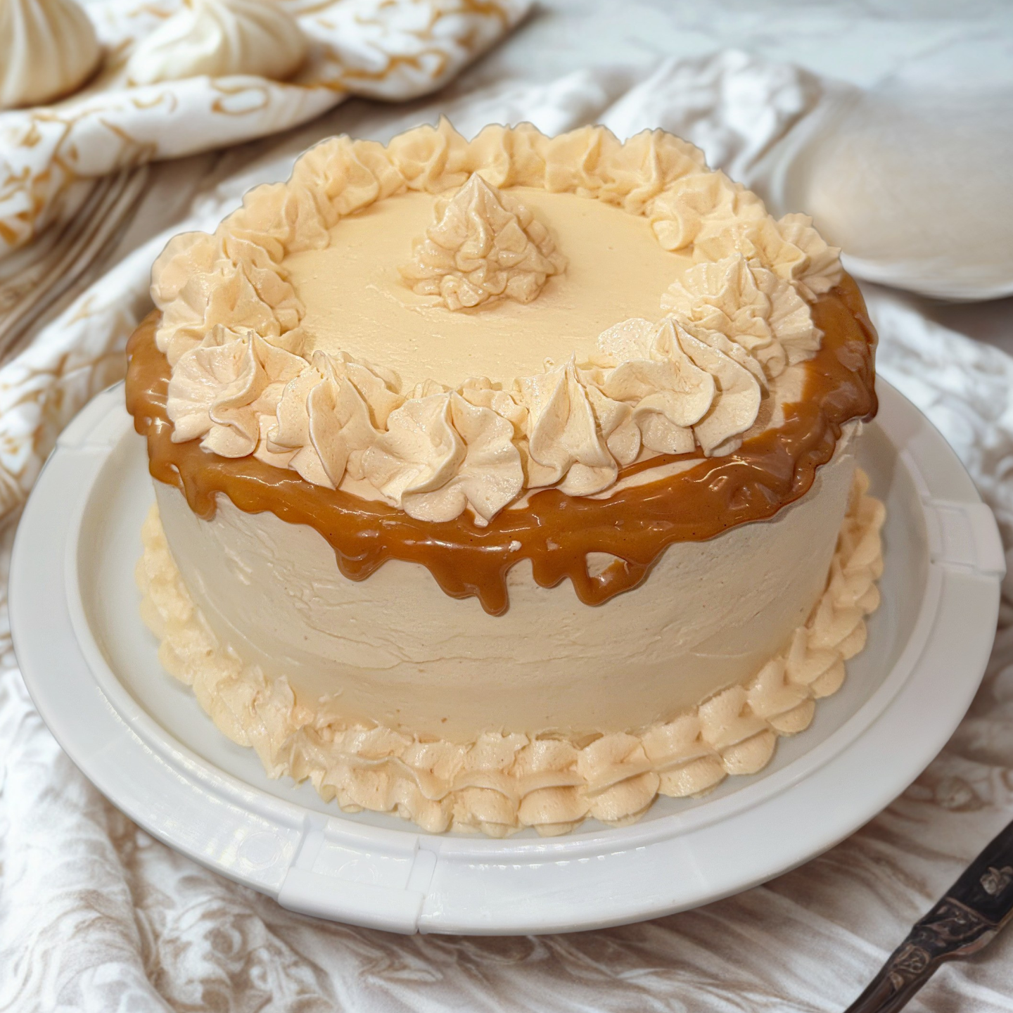 Caramel Banana Cake