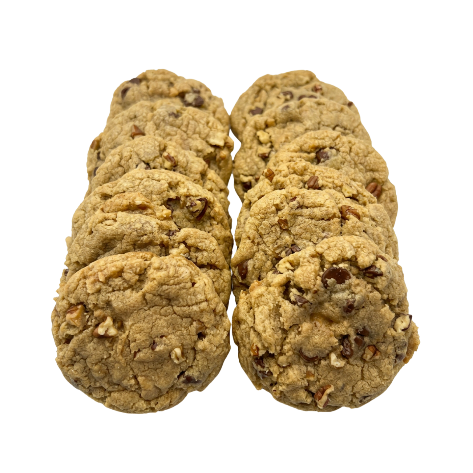 Combo Cookie w/Chocolate Chips, English Toffee, and Pecans